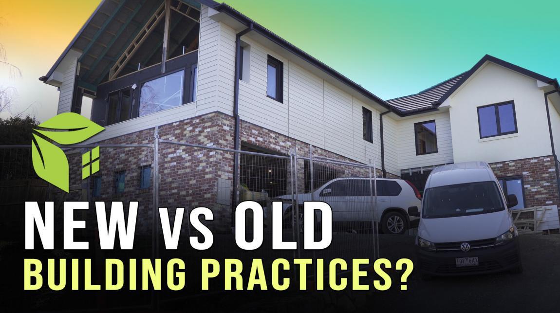 New vs old home air tightness