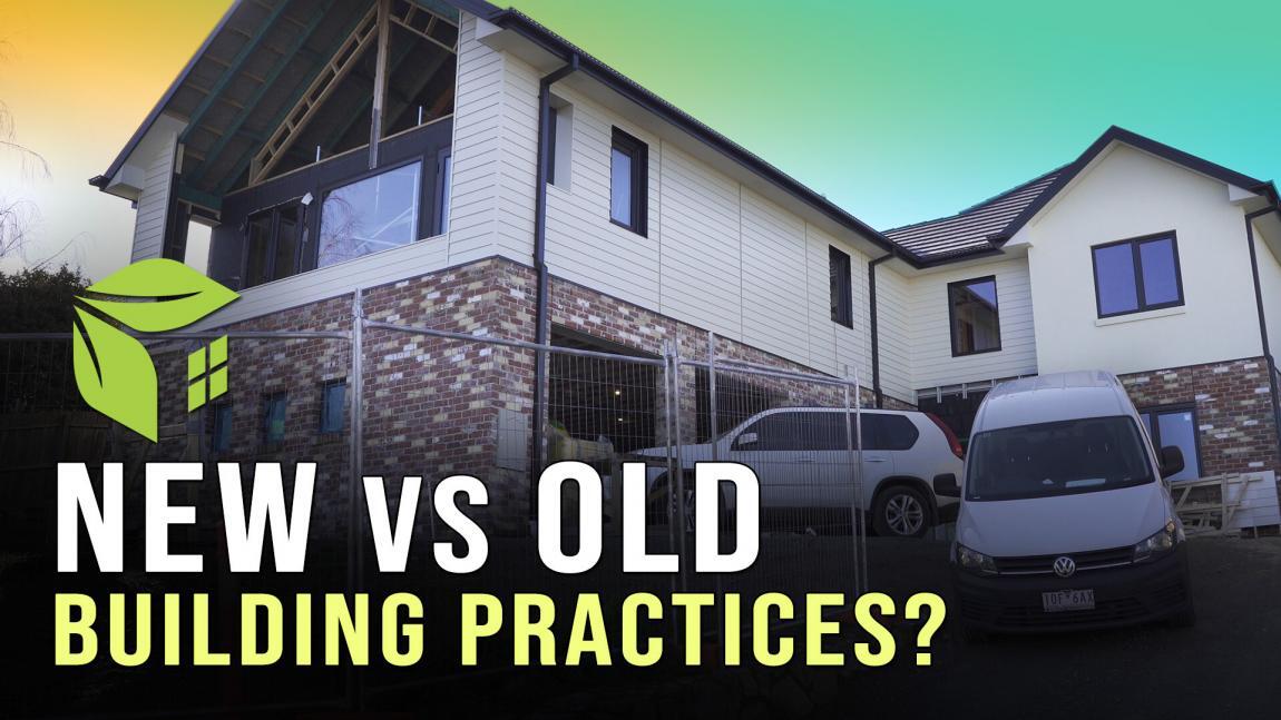 New vs old home air tightness