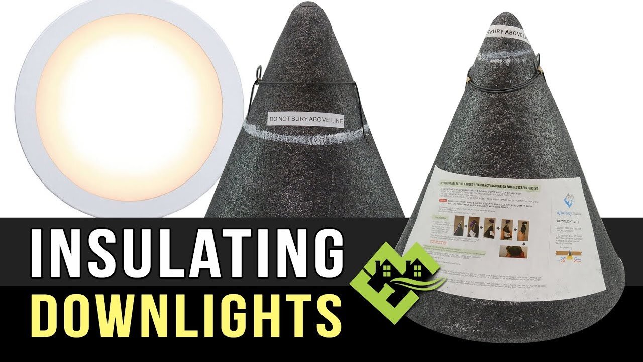 LED Downlight Cover Fire rating, dealing with LED Insulation consistency ecoEVO design