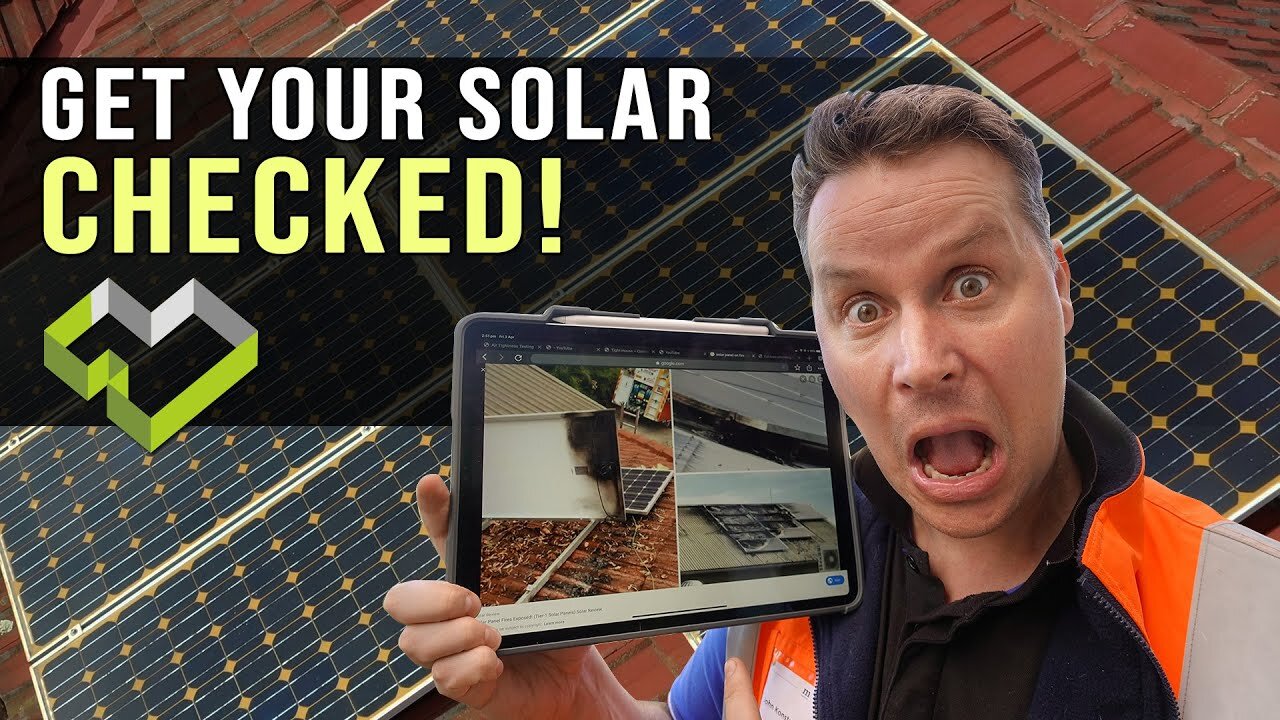 Solar panel problems! Early detect with Thermal imaging. ecoEVO design